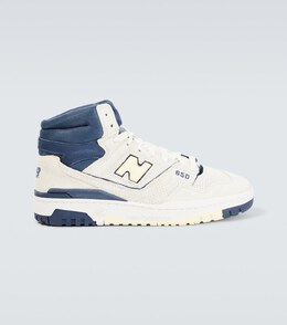 New Balance: Белые кеды 