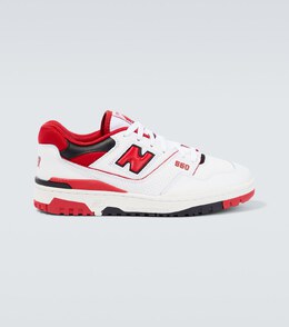 New Balance: Белые кроссовки  550