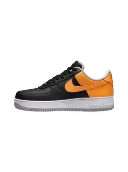 Nike: Оранжевые кроссовки Air Force 1 Low