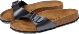 Birkenstock: Чёрные сандалии  Madrid Birko Flor