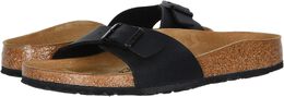 Birkenstock: Чёрные сандалии  Madrid Birko Flor