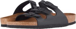 Birkenstock: Чёрные сандалии  Birko Flor