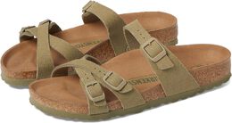 Birkenstock: Сандалии цвета хаки 