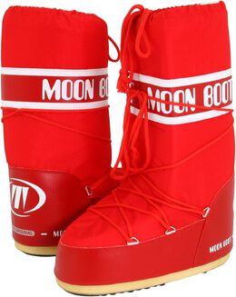 Moon Boot: Красные ботинки 