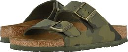 Birkenstock: Сандалии  Birko Flor цвета хаки