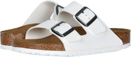 Birkenstock: Белые сандалии  Arizona Birko Flor