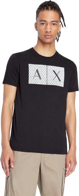 Armani Exchange: Чёрная футболка 