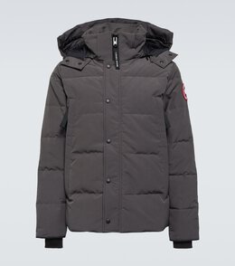 Canada Goose: Серый пуховик  Wyndham