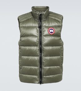 Canada Goose: Зелёный пуховик  Crofton