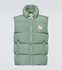 Moncler Genius: Зелёный пуховик