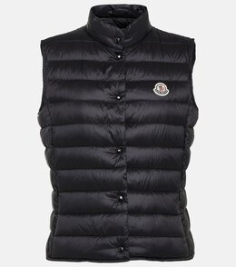 Moncler: Чёрный пуховик  Liane