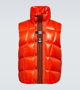 Moncler Genius: Оранжевый пуховик