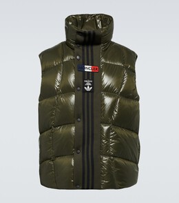 Moncler Genius: Зелёный пуховик