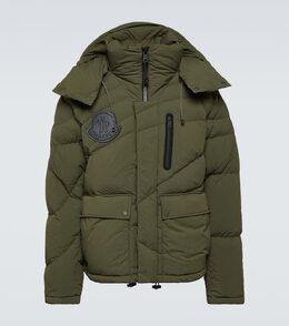 Moncler Genius: Зелёный пуховик