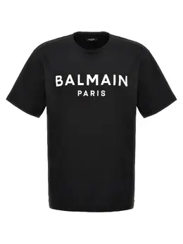 Balmain: Футболка с принтом 