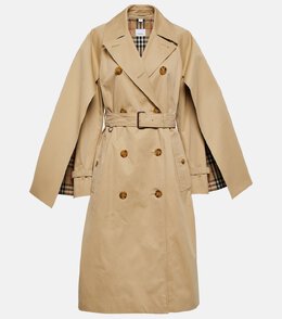 Burberry: Хлопковый плащ 