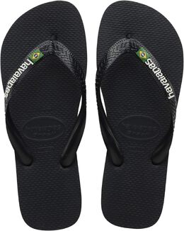 Havaianas: Чёрные шлёпанцы 