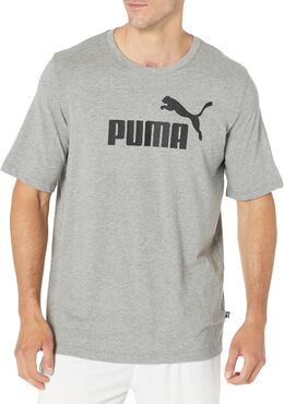 PUMA: Серая футболка  Essentials