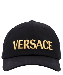 Versace: Чёрная кепка 