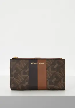 Michael Michael Kors: Коричневый кошелёк 