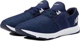 New Balance: Синие кроссовки 