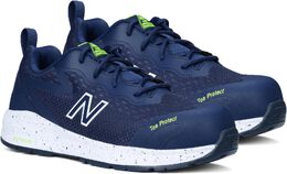 New Balance: Синие кроссовки 
