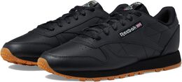 Reebok: Чёрные кроссовки Classic Leather