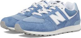 New Balance: Голубые кроссовки  574