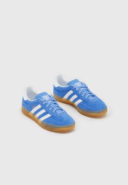 Adidas: Голубые кроссовки  Originals Gazelle