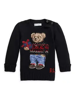 Polo Ralph Lauren: Чёрный свитер