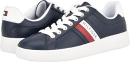 Tommy Hilfiger: Тёмные кроссовки 