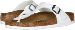 Birkenstock: Белые шлёпанцы  Gizeh Birko Flor