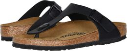 Birkenstock: Чёрные шлёпанцы  Gizeh Birko Flor