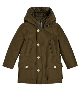 Woolrich Kids: Зелёное пальто