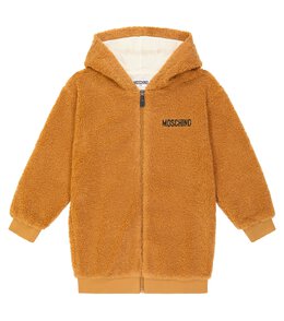 Moschino Kids: Коричневая толстовка 