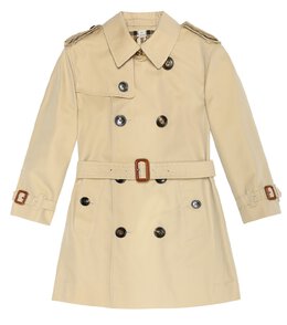 Burberry Kids: Хлопковый плащ 