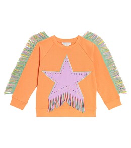 Stella Mccartney Kids: Толстовка бахромой 