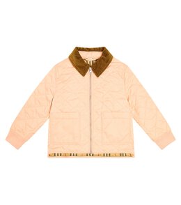 Burberry Kids: Стёганые куртка 