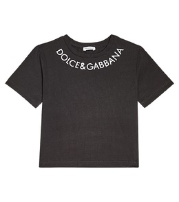 Dolce&Gabbana Kids: Чёрная футболка 