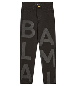 Balmain Kids: Хлопковые джинсы 