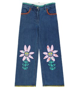 Stella Mccartney Kids: Джинсы с вышивкой