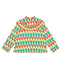 Stella Mccartney Kids: Топ с цветочным принтом