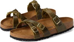 Birkenstock: Зелёные сандалии 