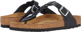 Birkenstock: Чёрные шлёпанцы  Gizeh