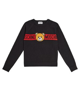 Moschino Kids: Хлопковый свитер 