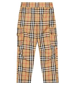 Burberry Kids: Хлопковые брюки 