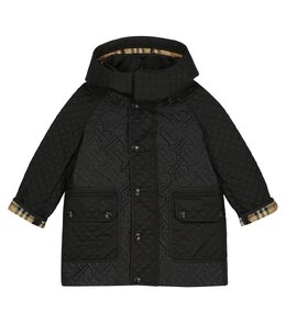 Burberry Kids: Стёганое пальто