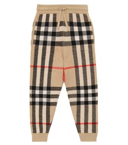 Burberry Kids: Спортивные брюки  Vintage Check