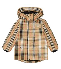 Burberry Kids: Винтажный пуховик Vintage Check