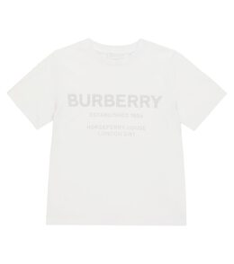 Burberry Kids: Белая футболка